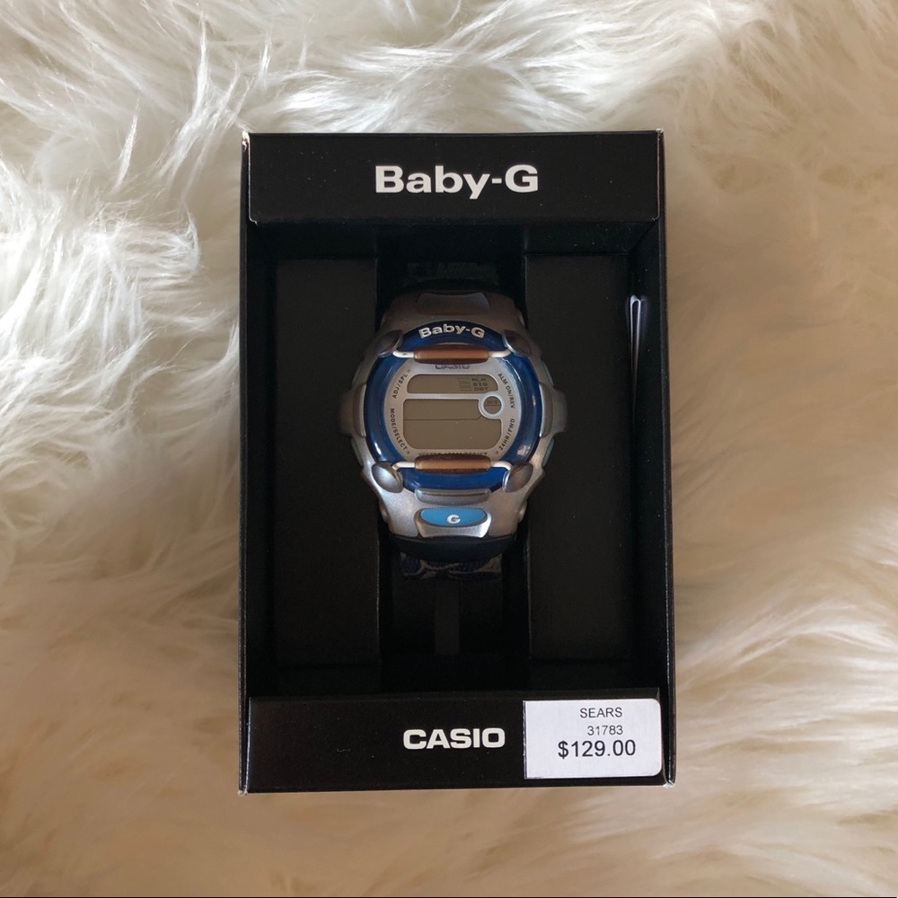 Blue Baby G Casio Digital Watch